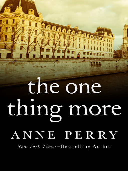 Cover image for One Thing More